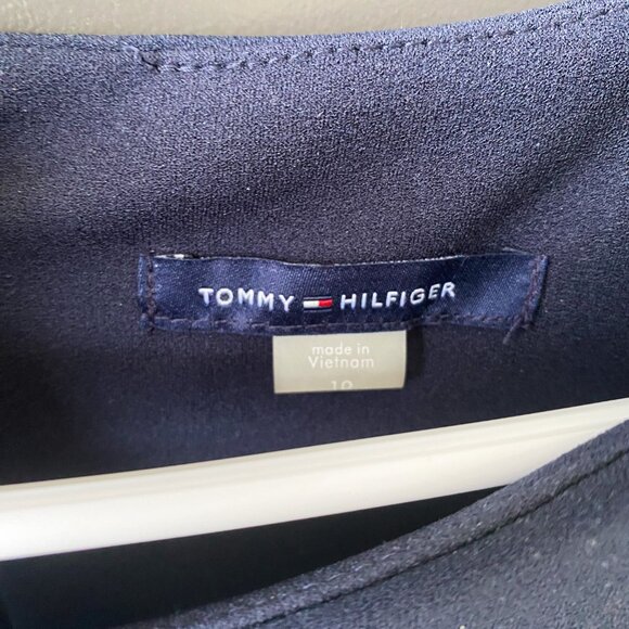 Tommy Hilfiger Navy & Green Above Knee Mini Summer Dress Size 10 - Picture 5 of 5